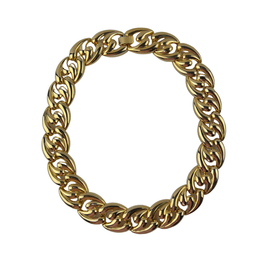 Ornate Gold Link Necklace