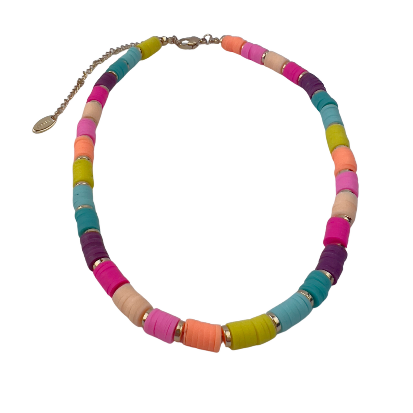 Multi Color Beaded Necklace
