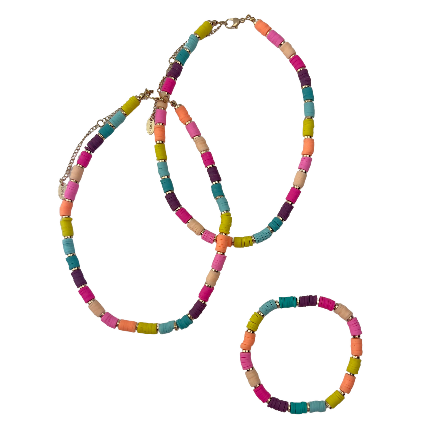 Multi Color Beaded Necklace