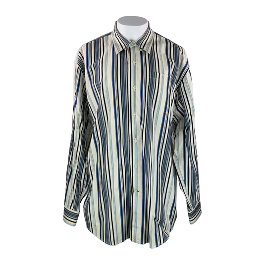 Cutter & Buck Grey, Blue and Black Dress Shirt XXL