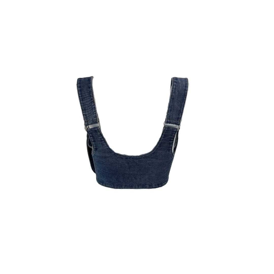 Denim Harness Vest