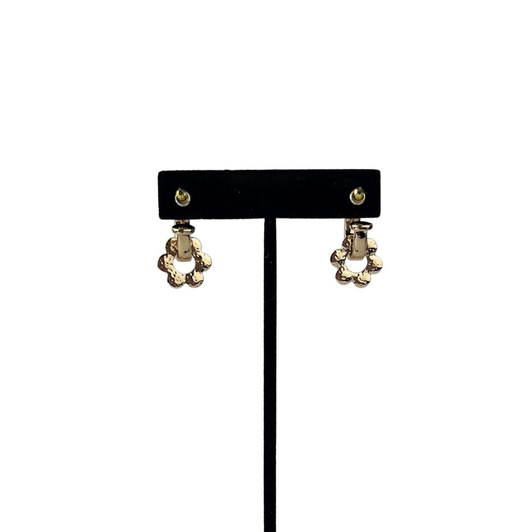 Rainbow Hoop with Gold Flower