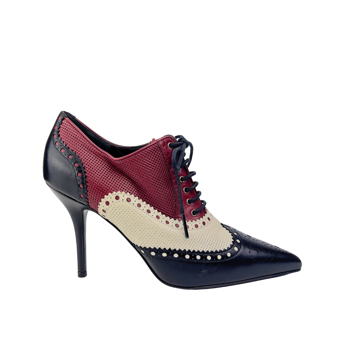 Gucci Oxford Heel Wingtip Tricolor