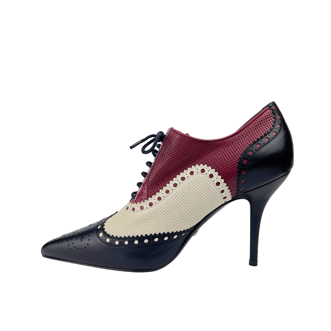Gucci Oxford Heel Wingtip Tricolor