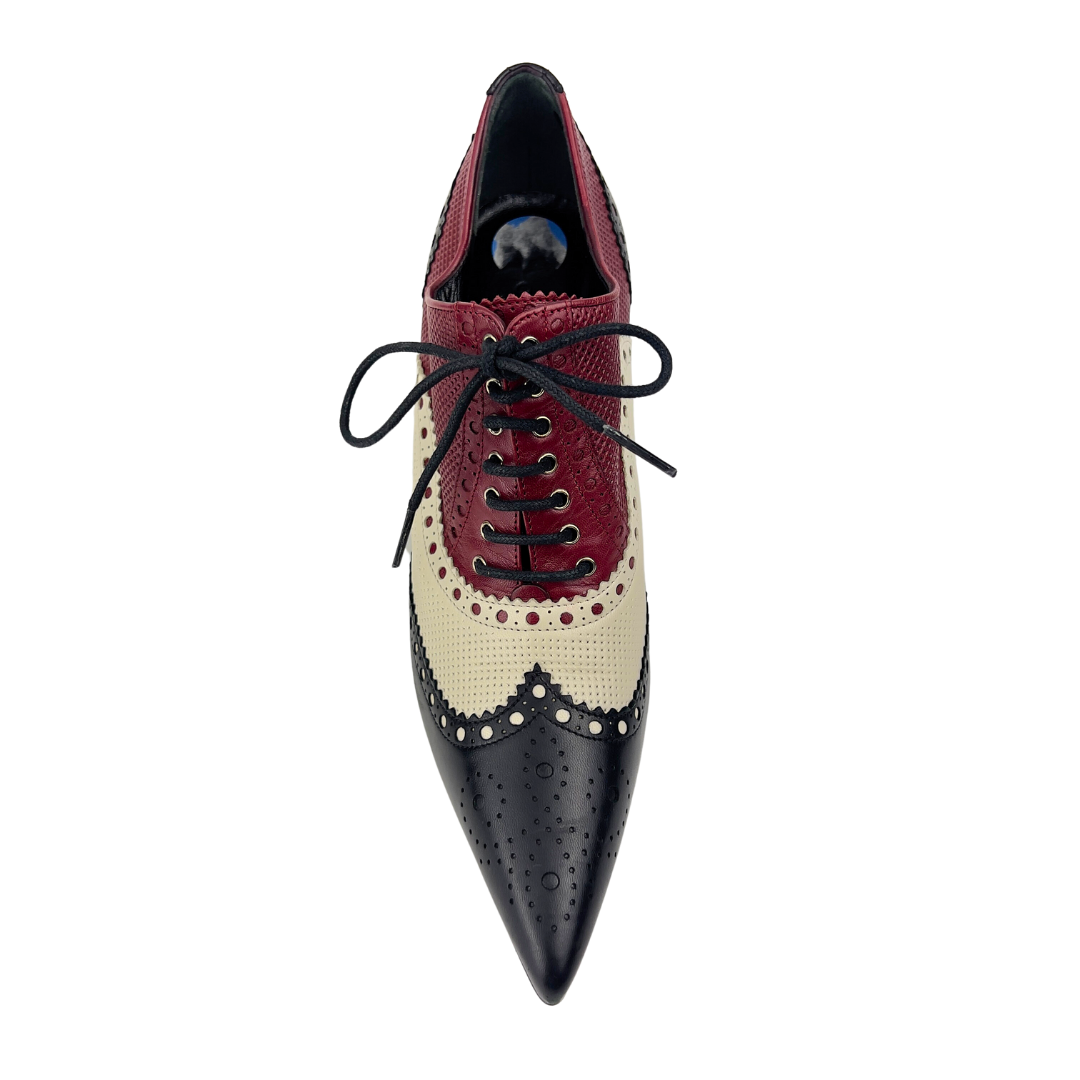 Gucci Oxford Heel Wingtip Tricolor