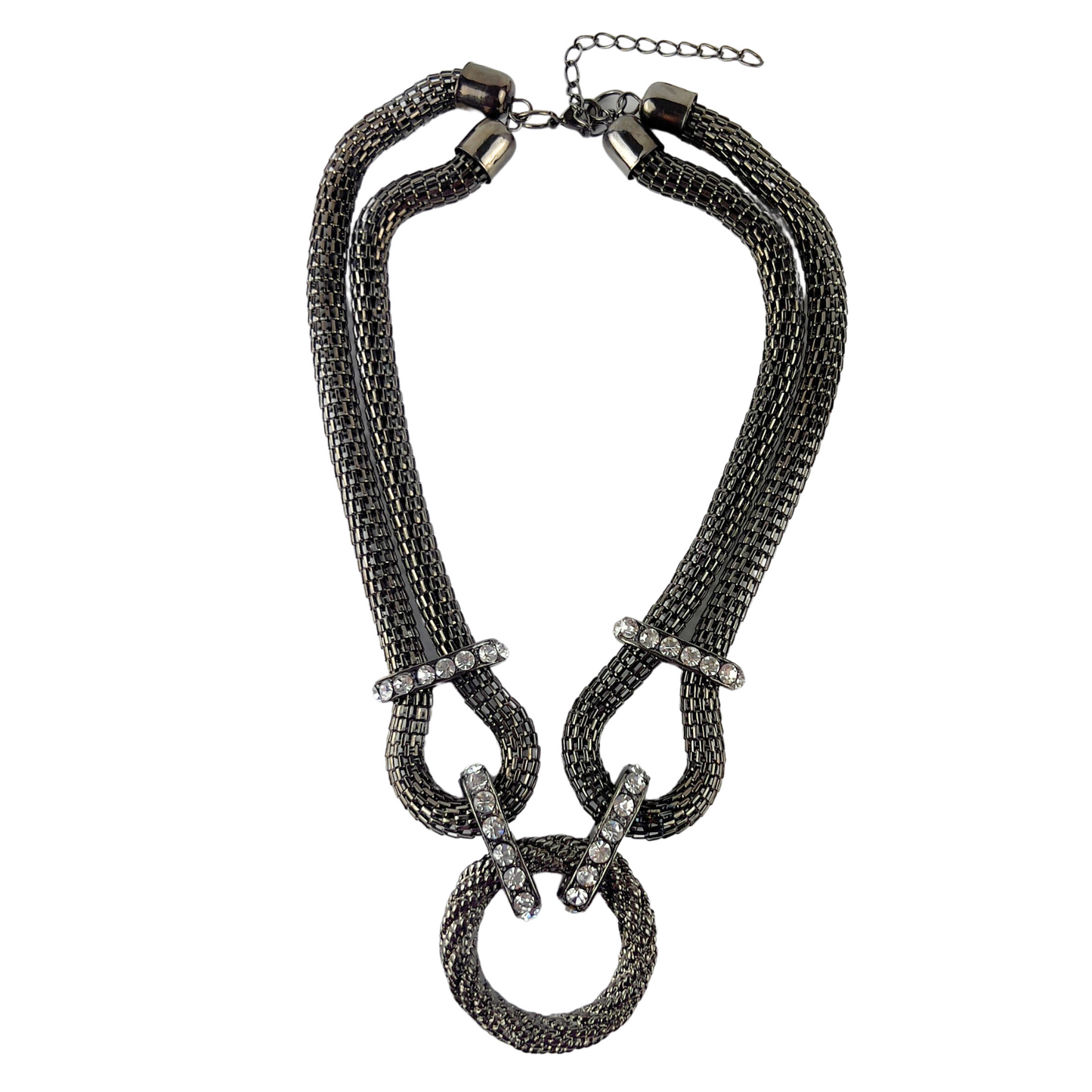 Gunmetal Snakechain Choker