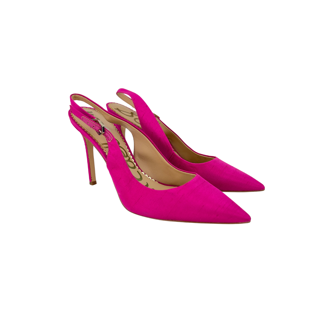 Sam Edelman Hot Pink Slingback Heels