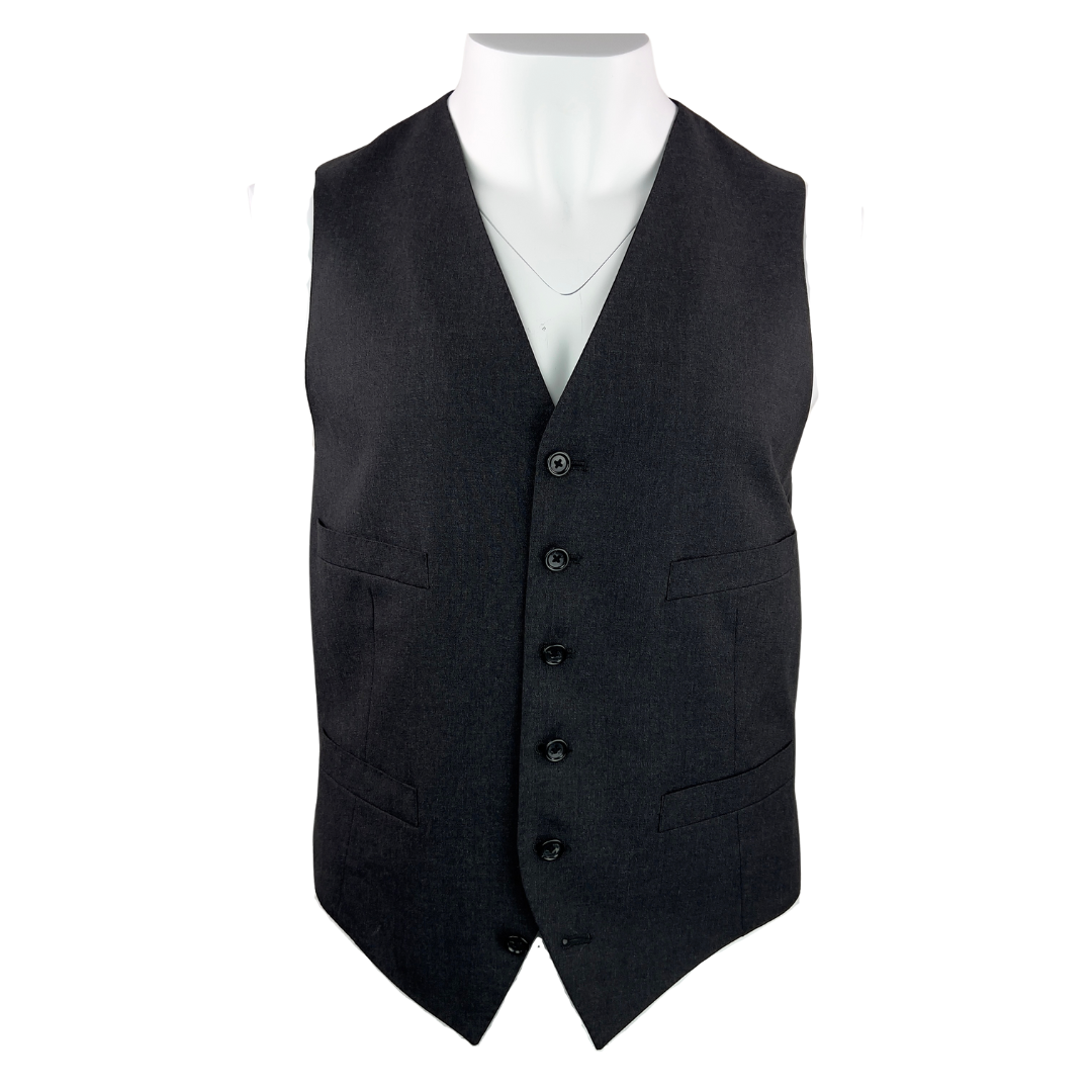 J Crew Charcoal 6 Button 4 Pocket Vest