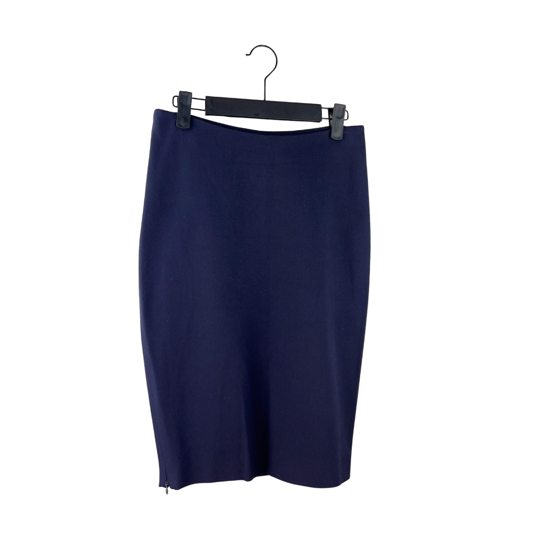 Joseph Essentials Navy Pencil Skirt