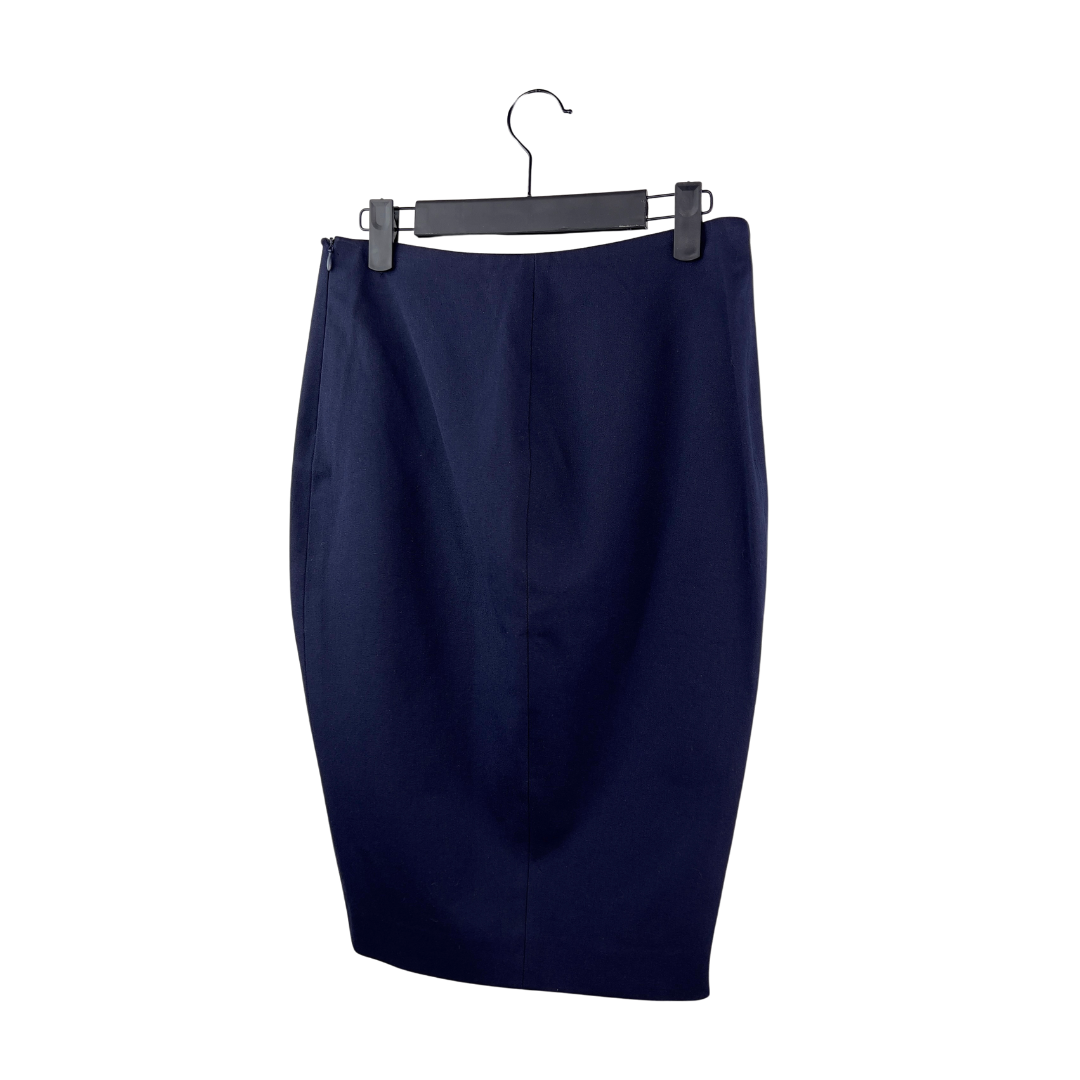Joseph Essentials Navy Pencil Skirt