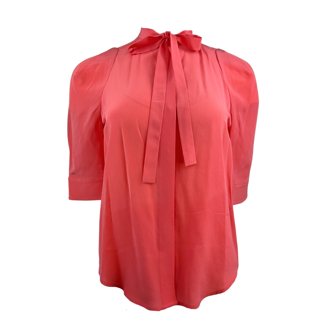 Judith and Charles 3/4 Sleeve Salmon Blouse