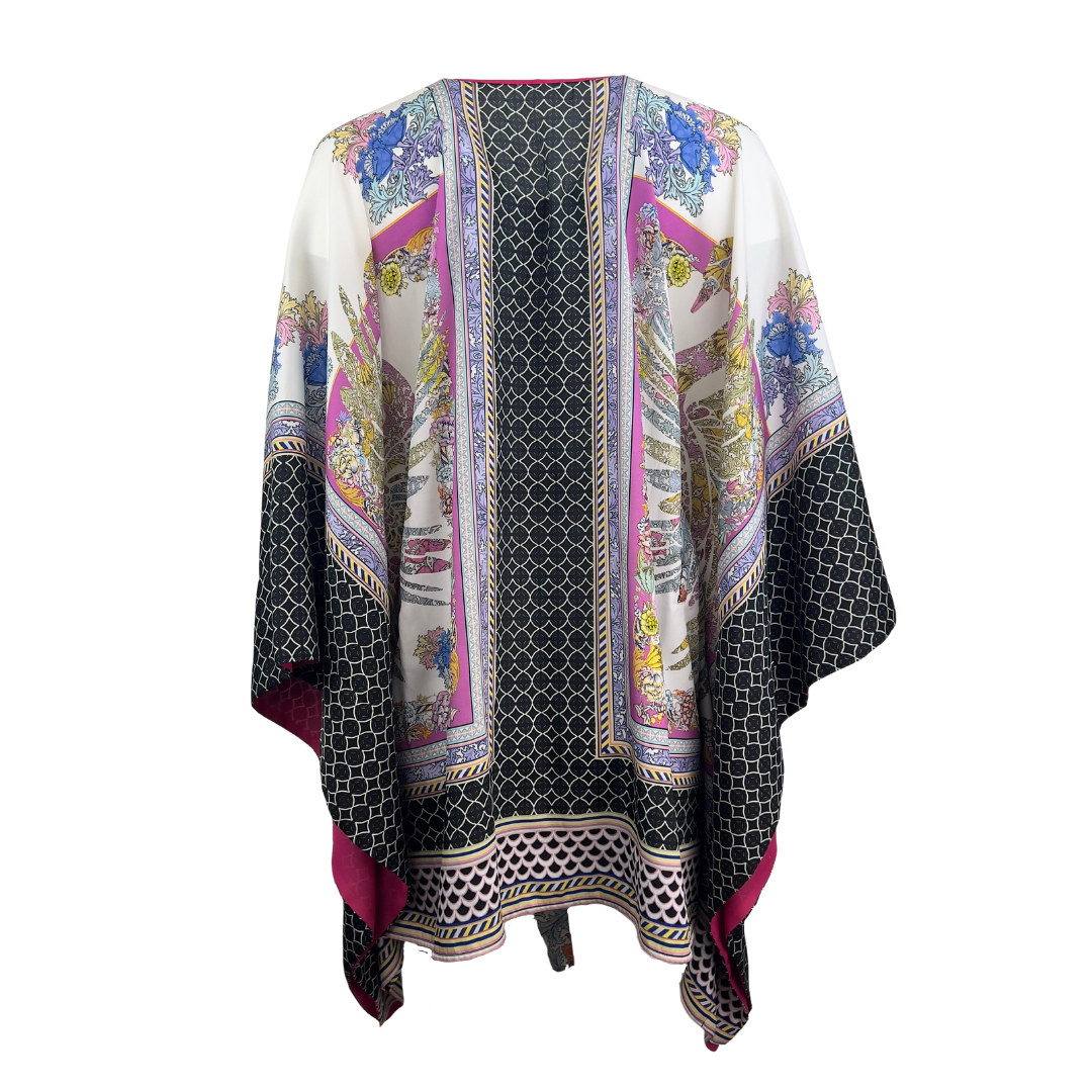 Just Cavalli Short Kaftan Silky Blouse