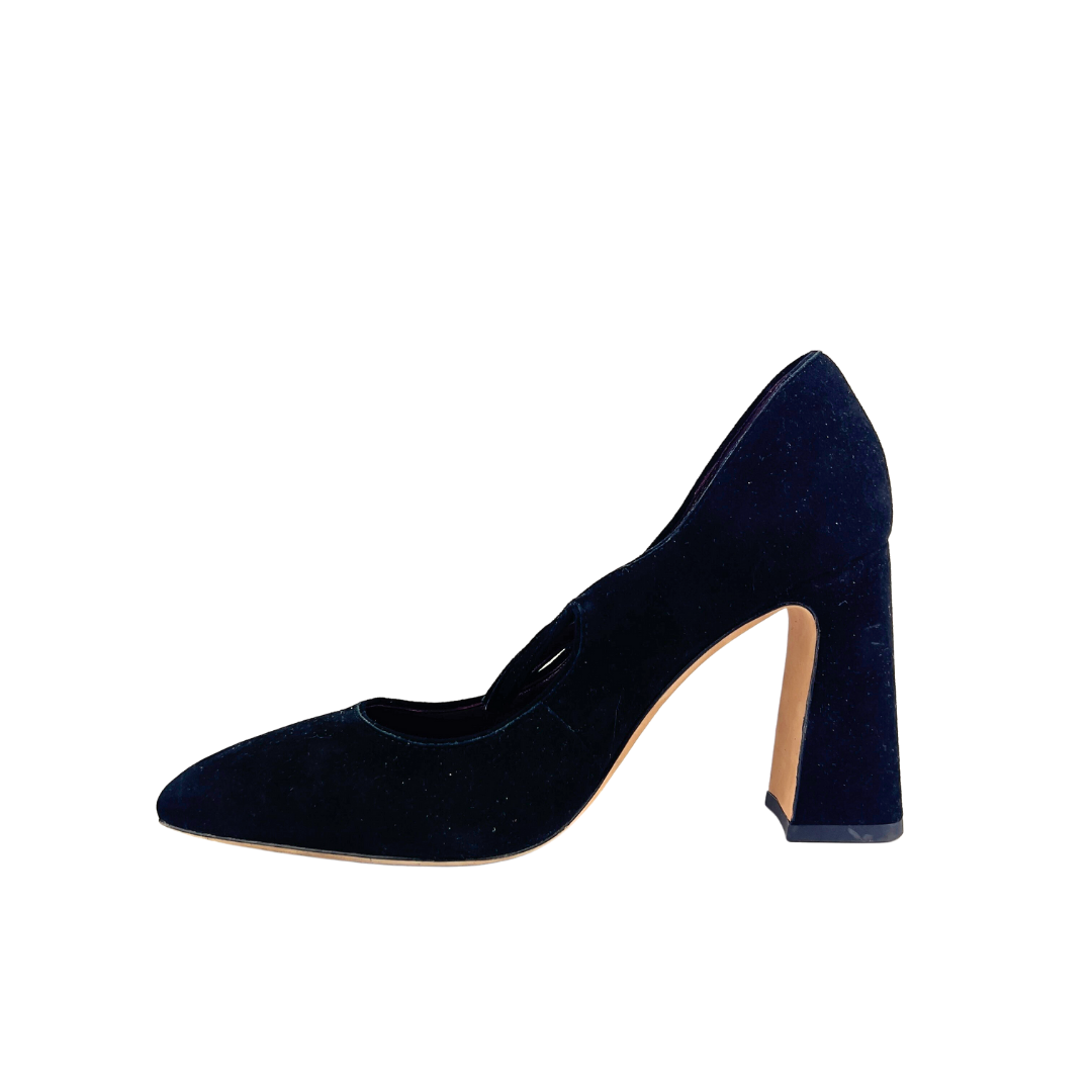 Kate Spade Black Suede Maren Pump