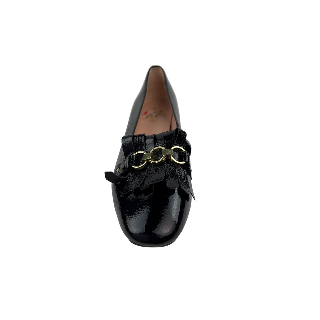 Kate Spade Black Patent Loafer