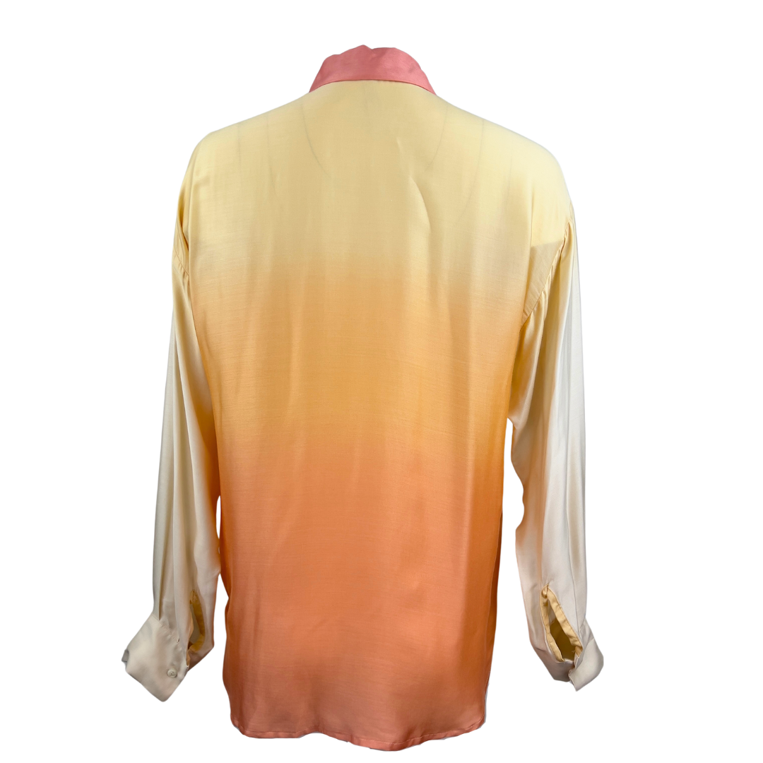 Maska Gradient Blouse from Yellow to Peach