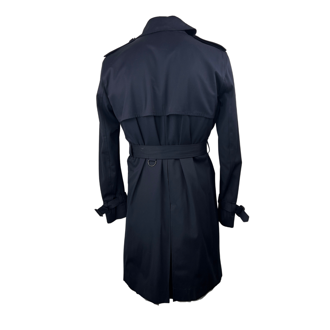 Sandro Men's Navy Trench Coat