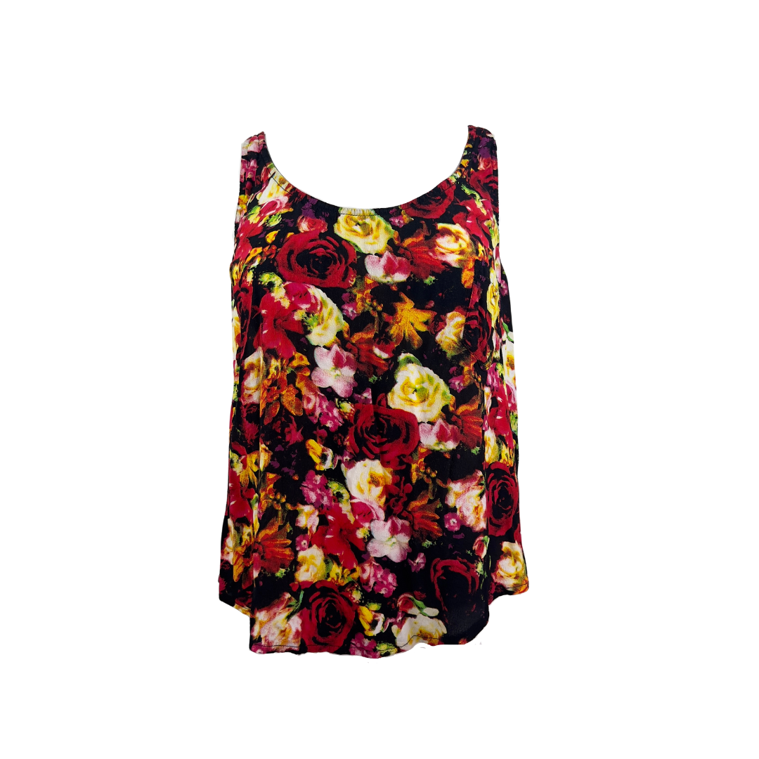 Motel Rocks Rose Print Tank