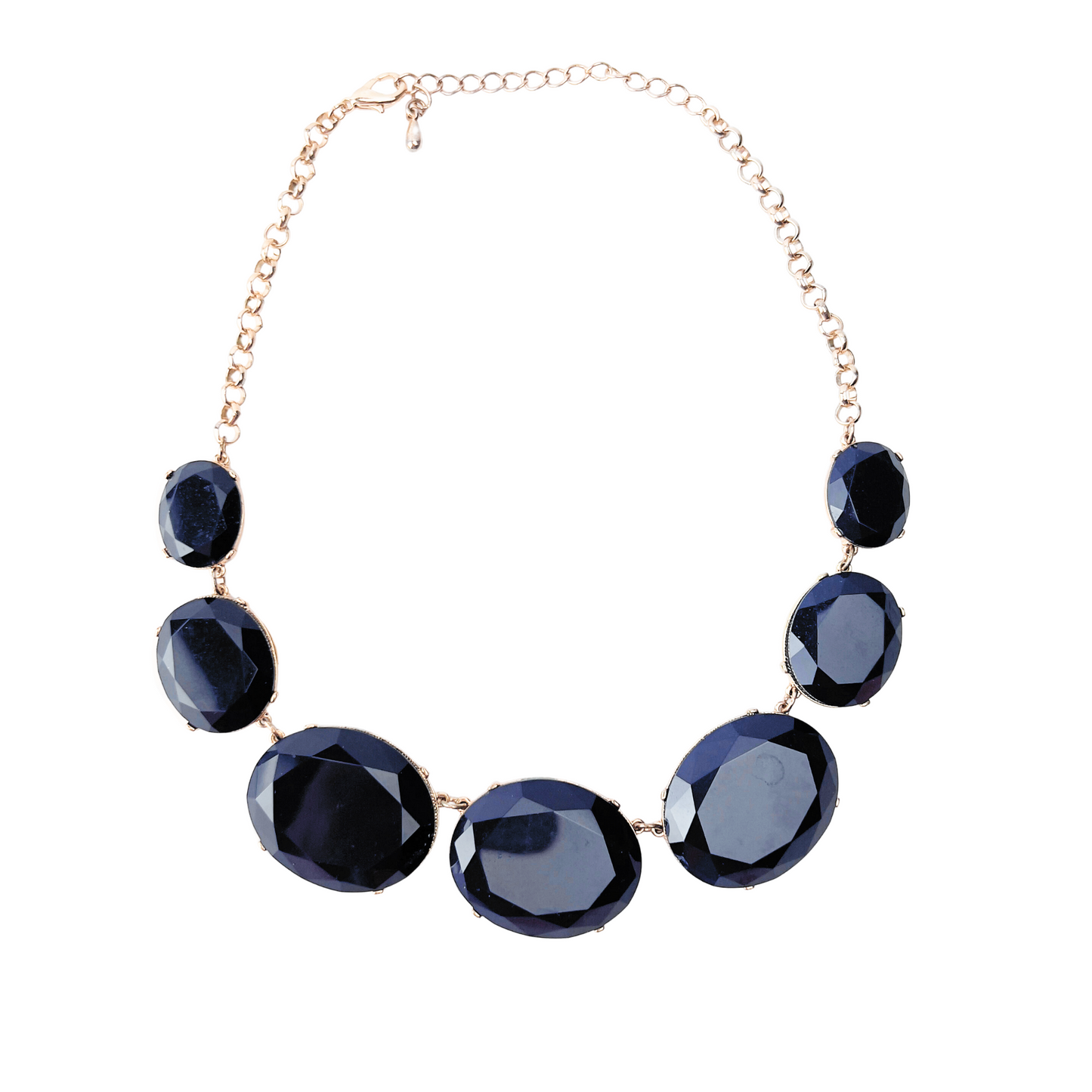 Navy "Stone" Necklace