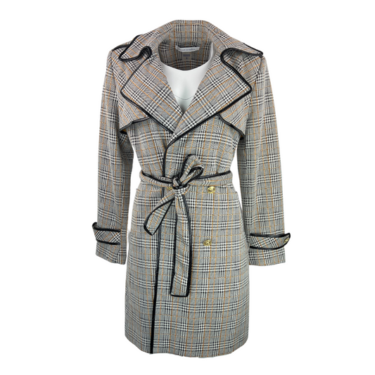 Nygard Plaid Trench Coat