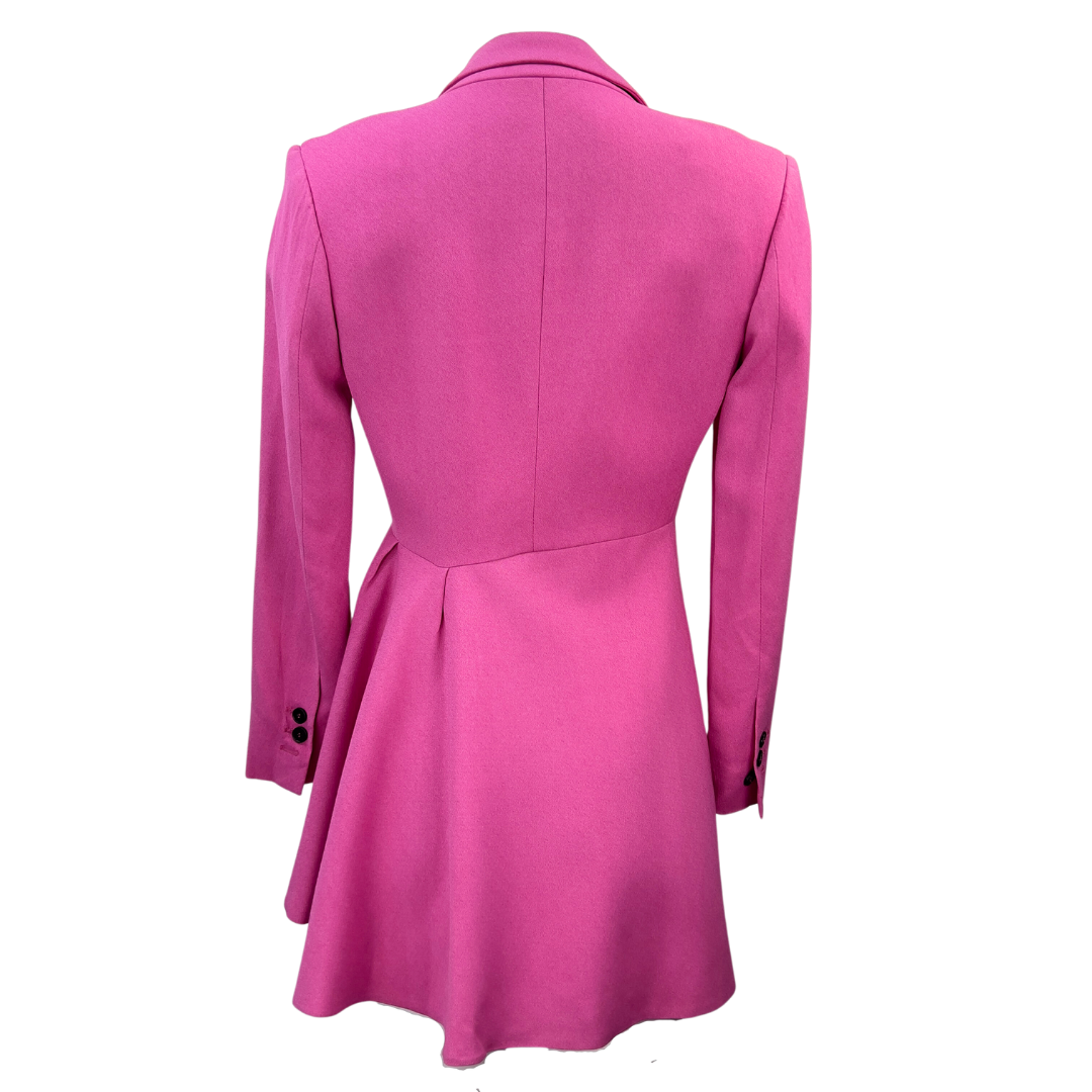 MSGM Pink Blazer with Asymetrical Skirt Hemline