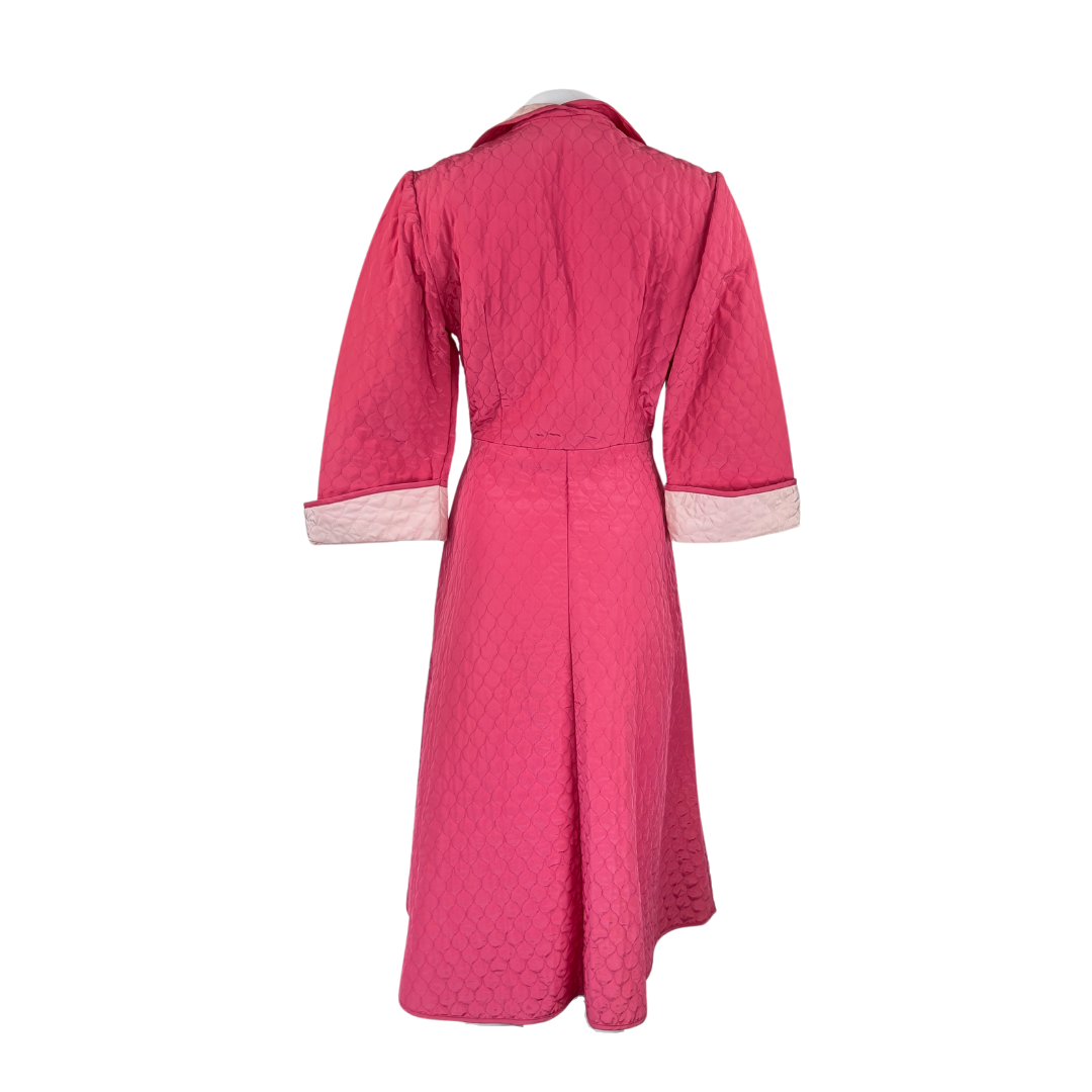 1950's Pink Quilted House Coat