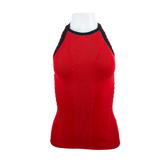 Rag & Bone Tight Red Racer Back with Black Trim