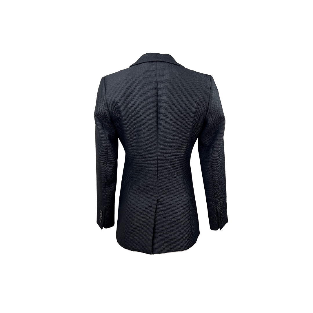 Reiss Textured Black Tuxedo Blazer