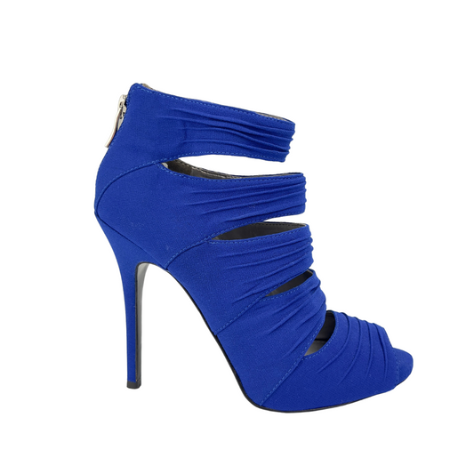 BCBG Royal Blue Strappy Stilettos