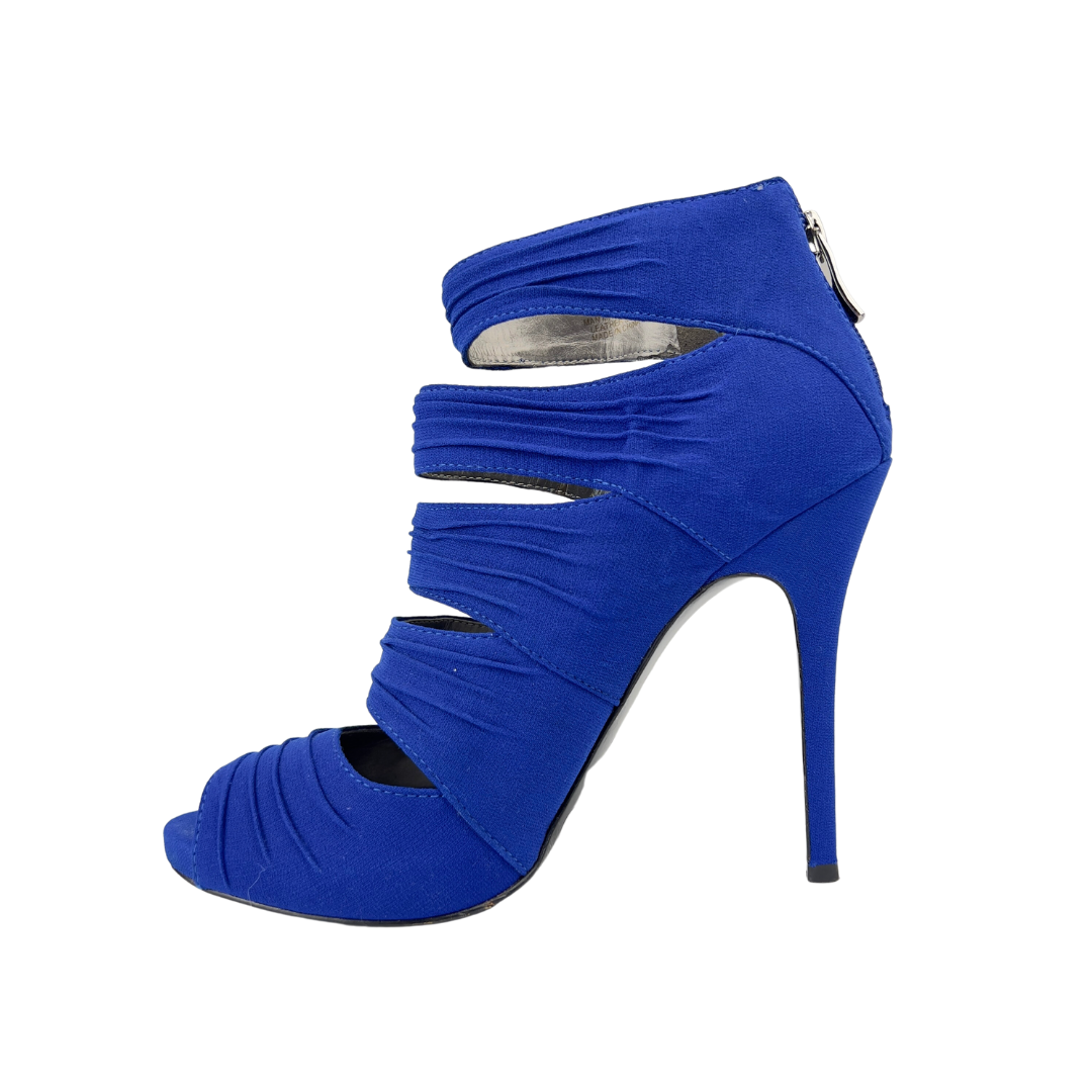 BCBG Royal Blue Strappy Stilettos