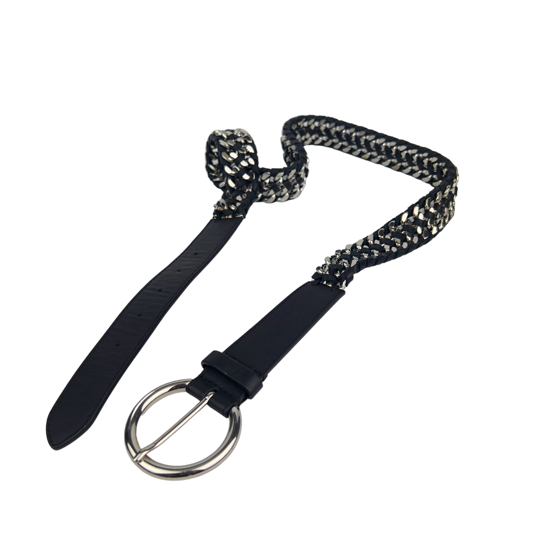 Sandro Silver Chain Belt