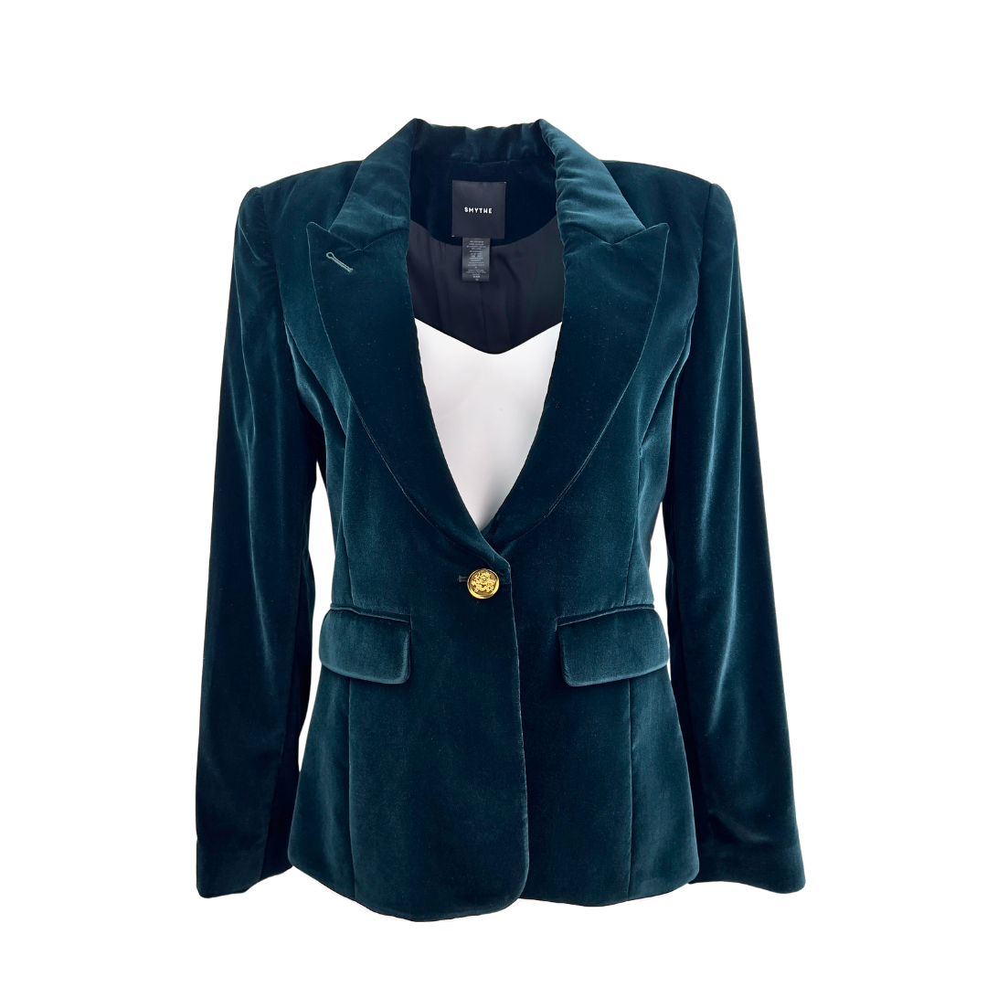 Smythe Green Velvet Blazer