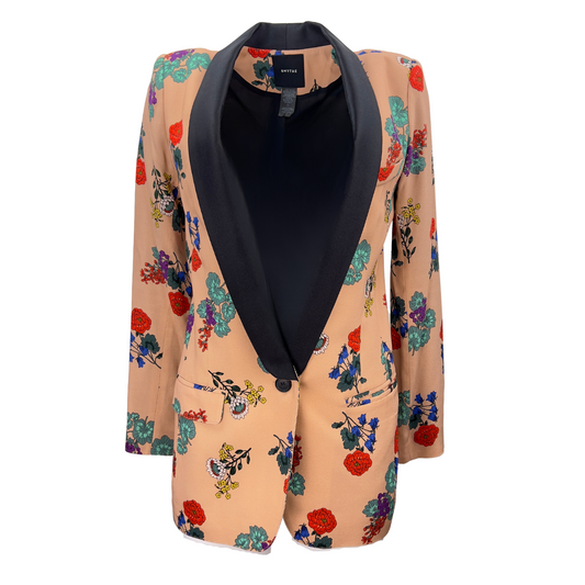 Floral Printed Smythe Tuxedo Blazer