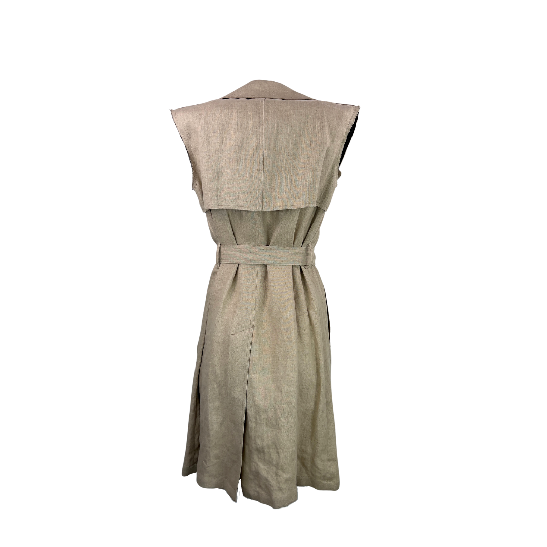 Theory Natural Cotton Longline Vest
