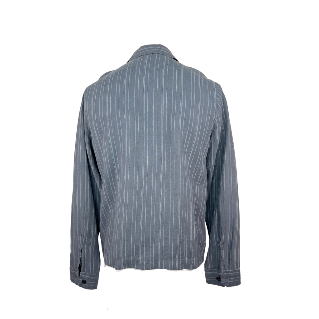 Vince Striped Grey Cotton Jacket