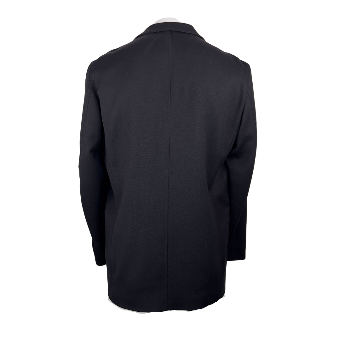 Zegna Deconstructed Black Blazer